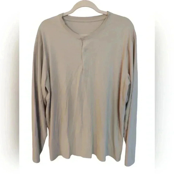 Lululemon The Fundamental Long Sleeve Henley Green Fern - Picture 3 of 4